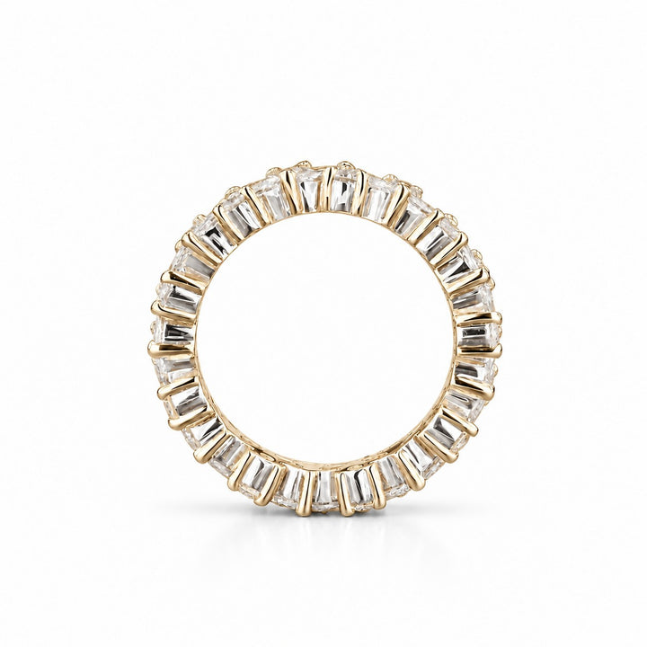 2.40ctw Marquise & Round Diamond Eternity Band (4.3mm) profile in 14K Yellow Gold